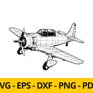 Grumman F4F Wildcat svg, eps, dxf e png | Warbird svg| Imagem vetorial | Clipart | Avião | Design de camisetas | Adesivo | Impressão de parede