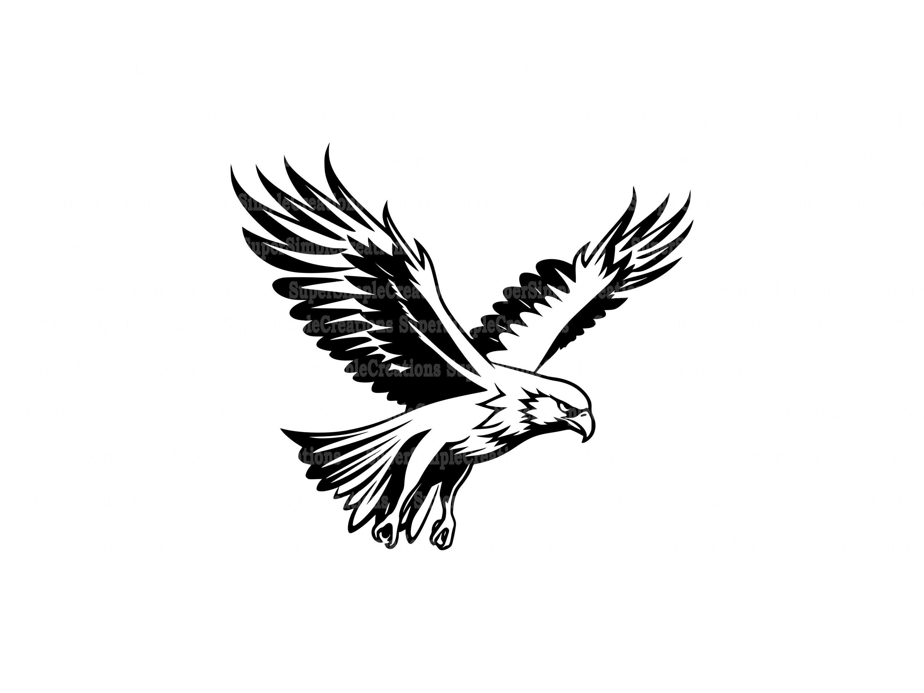 Eagle Vector Design Svg Clipart Art Digital Download T-shirt Design ...