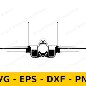 F-15 Eagle| Clipart | Warbird svg| Fighter plane svg | Plane | Digital Download | T-shirt Design | Sticker| Wall Print