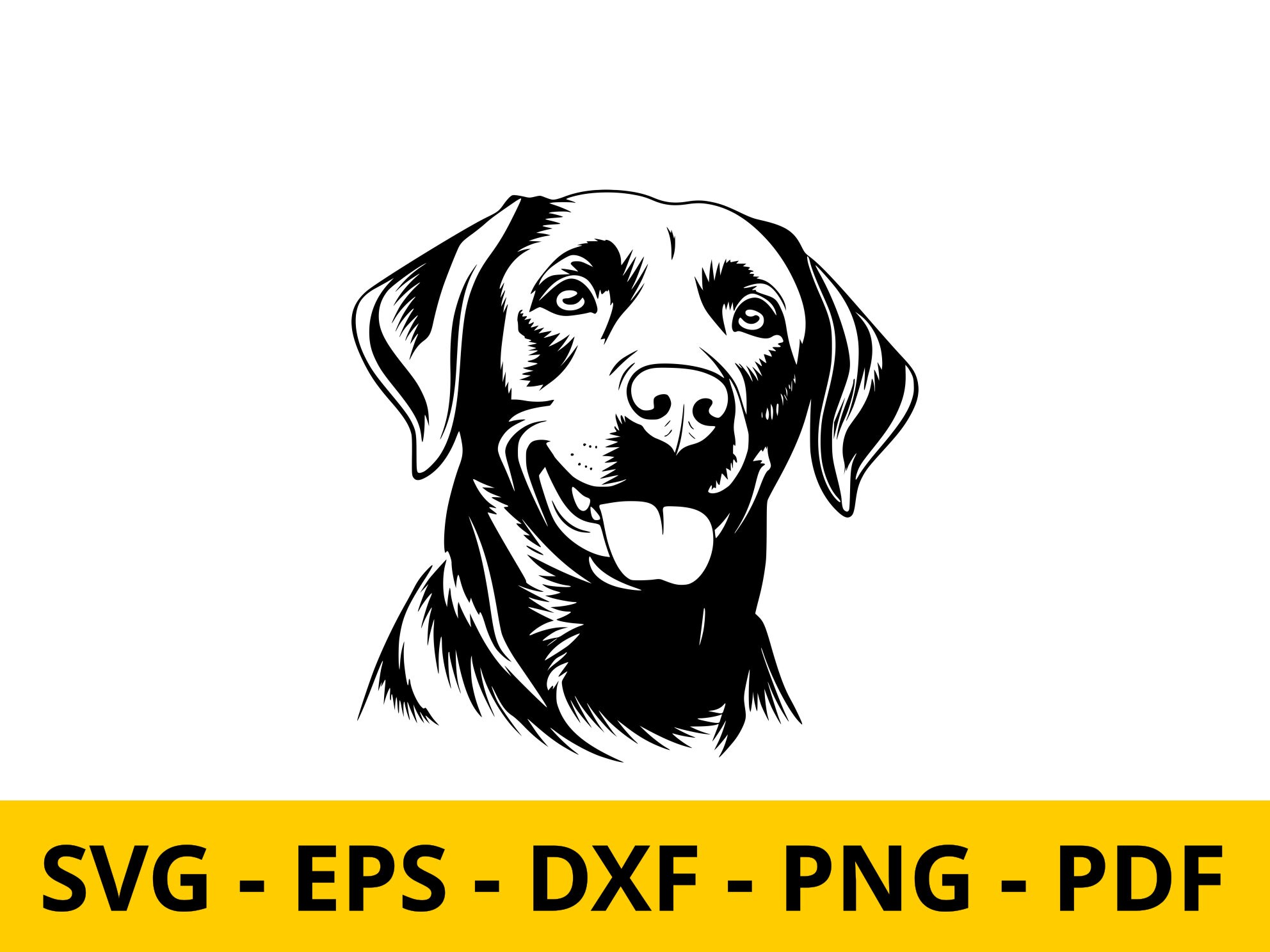 Labrador Retriever Svg Bundle Dog Breed K-9 Animal Canine Clipart ...