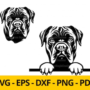 Cane Corso Puppy Planner Sticker Set - Adorable Dog-themed Decorations for Planners, Journals, and Scrapbooks SVG PNG PDF Dxf Eps