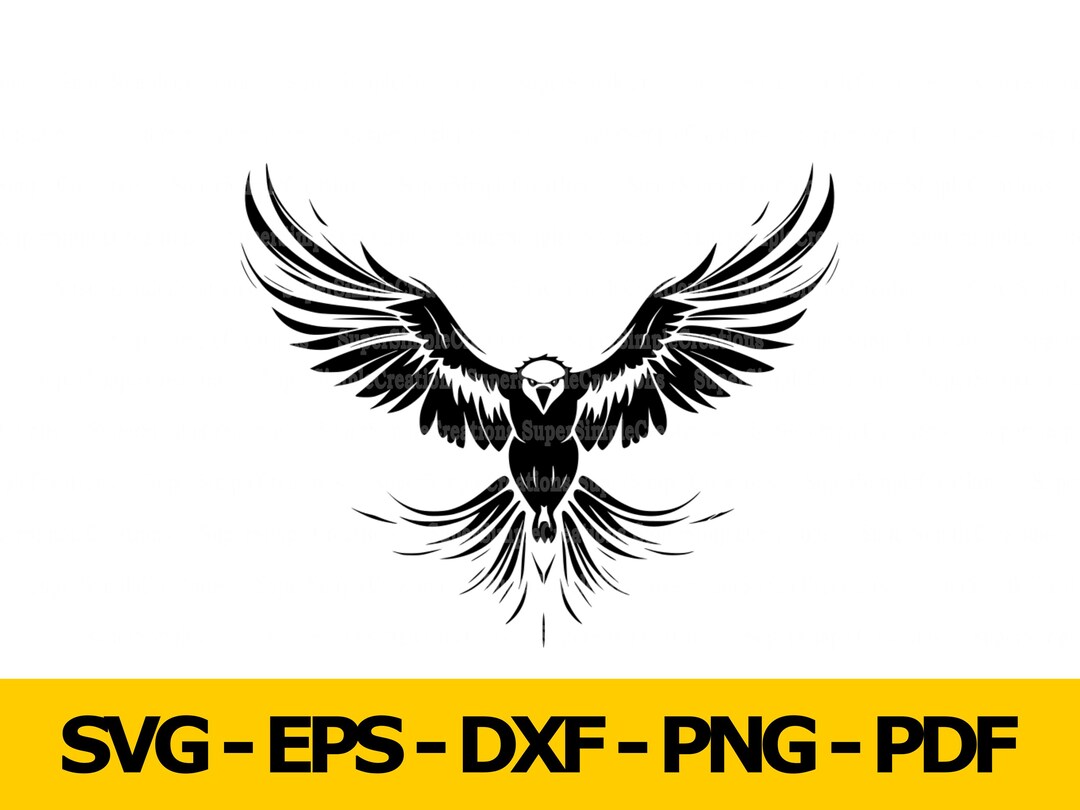 Eagle Vector Design Svg Clipart Art Digital Download T-shirt Design ...