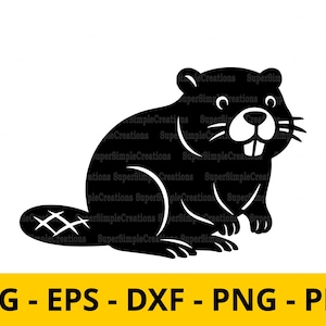 Beaver svg - Guarding Dog Comercial Use Clipart Animal Art Digital Download T-shirt Design Planner Sticker Wall Print Bumper Sticker