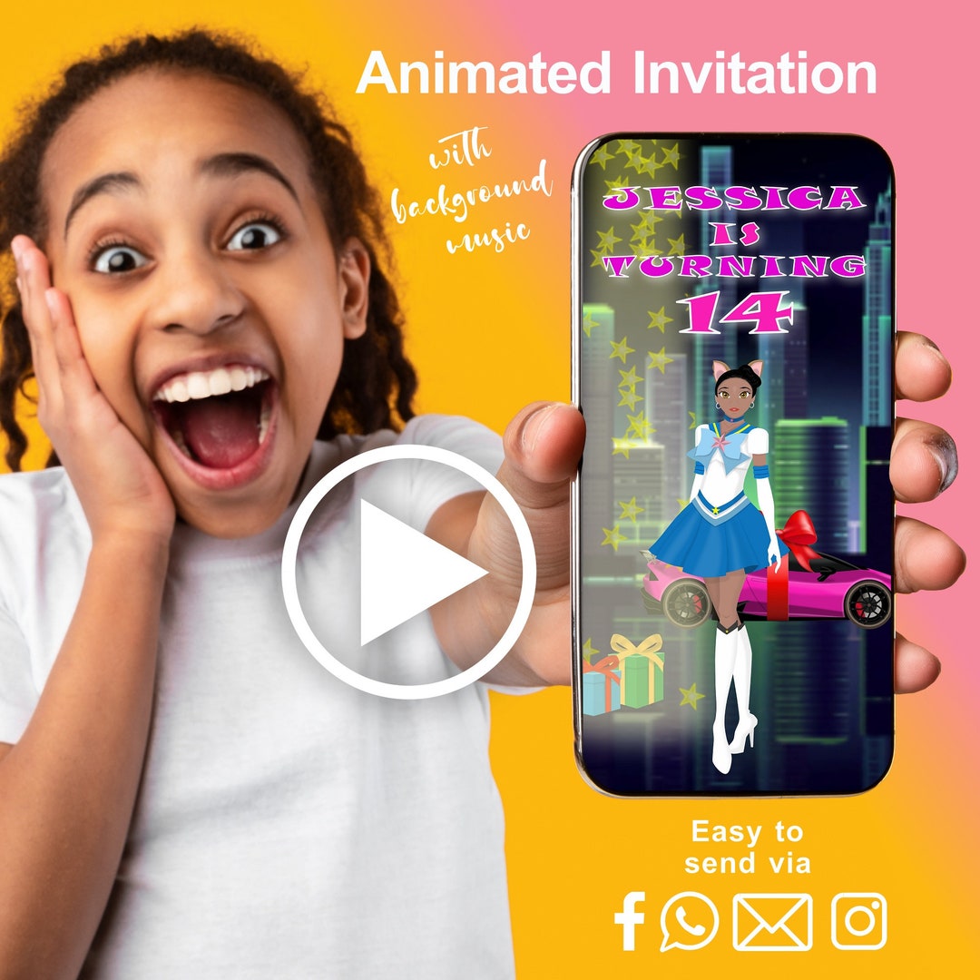 video-invitation-invitation-birthday-party-invitation-style-etsy