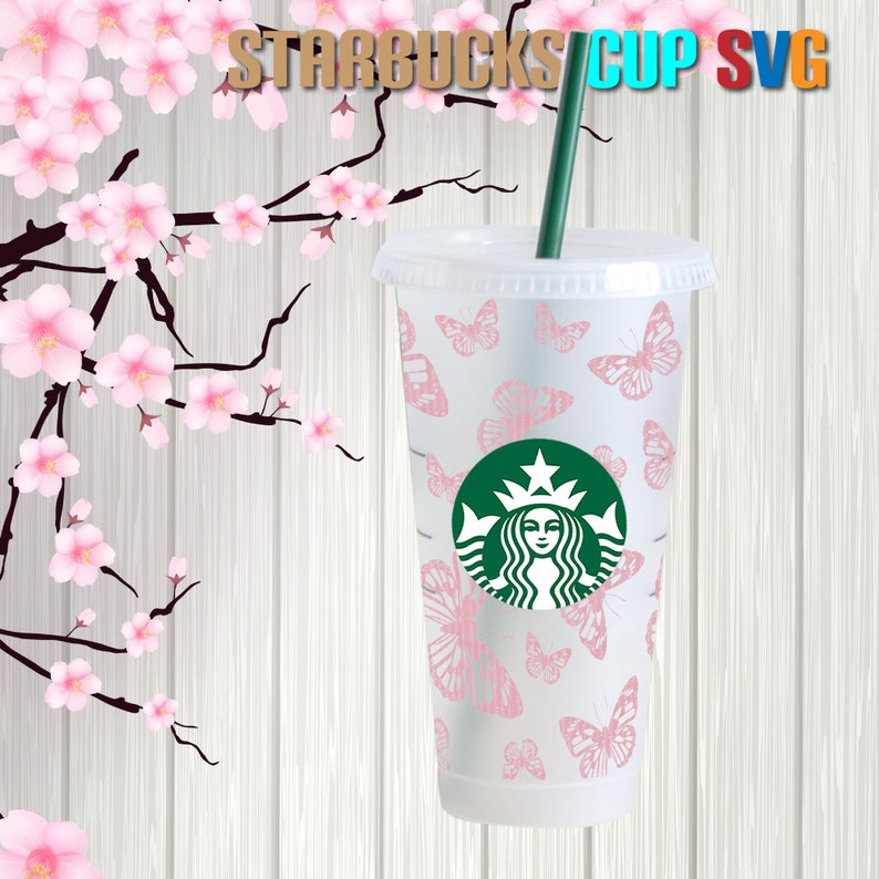 Download Butterfly Starbucks Cup Svg Starbucks Cold Cup svgPour | Etsy