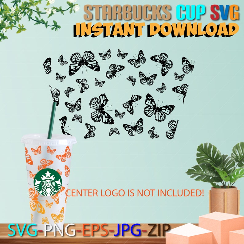 Download Butterfly Starbucks Cup Svg Starbucks Cold Cup svgFor | Etsy