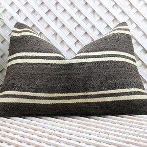 kilim pillow,16x24,decorative pillow,bohemian pillow,turkish,vintage,handwoven pillow,home living,home decor,throw pillow, pillow