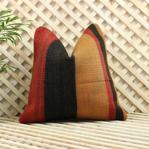 kilim pillow,16*16,vintage,bohemian pillow,turkish,handwoven pillow,throw pillow,accent pillow,home living,home decor,decorative pillow