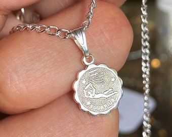 Silver plated zodiac sign charm necklace, Star sign jewellery, Dainty stackable necklace, Silver plated chain necklace, Gift for her