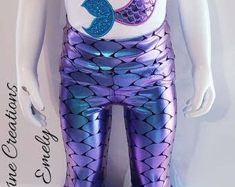 purple and teal outfit