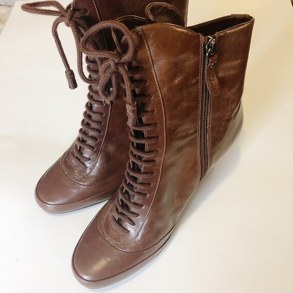 clarks victorian lace up boots