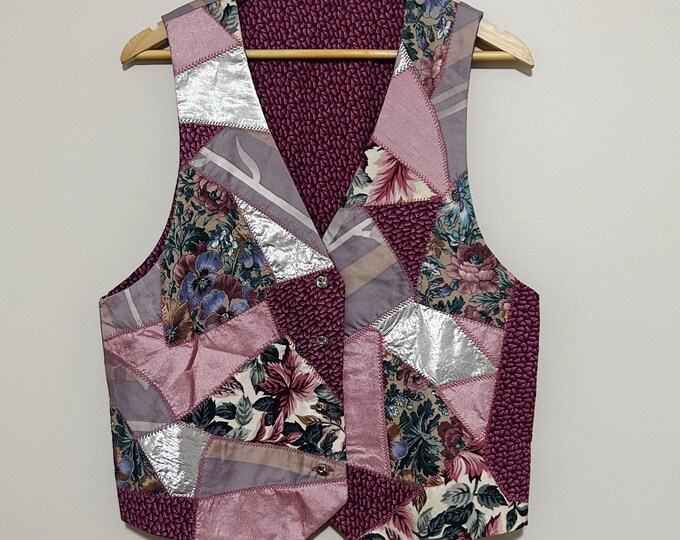 Punch Floral Cable Vest