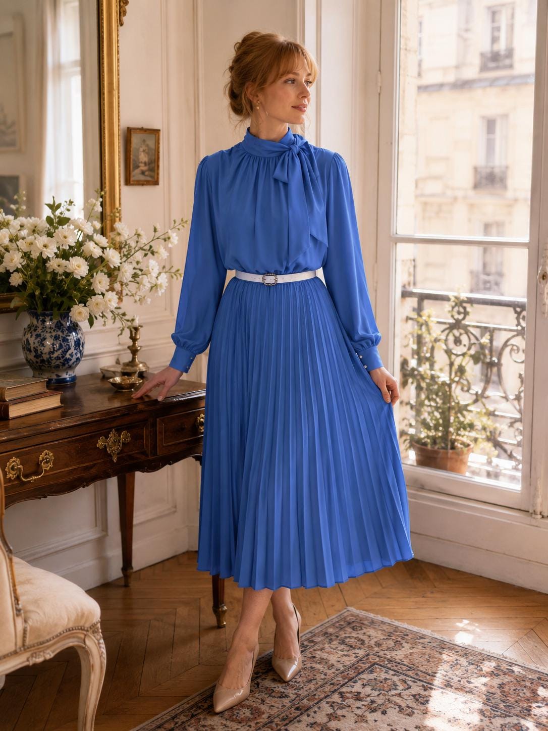 Cornflower Blue Dress Women