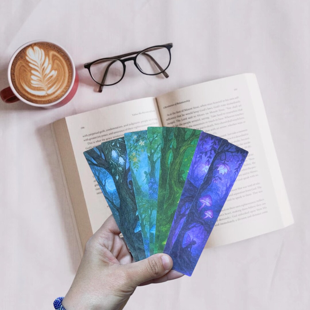 8 Fairy Forest Bookmarks Bundle – Mystical Woodland Printable Bookmark ...