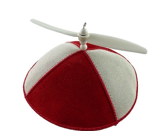 Yamakopter | Red & White (Beany + Cecil), the Perfect Jewish Gift for Hanukkah and more!