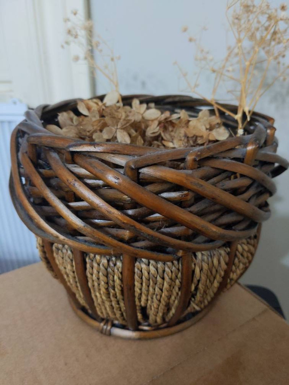 Small Decorative Basket Etsy