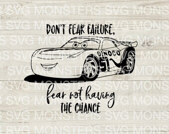 Cars Cruz Don&#39;t Fear SVG