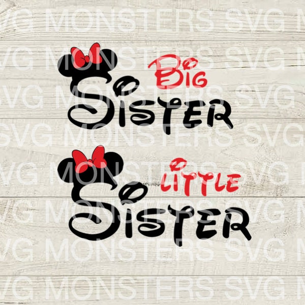 Big sister Little sister SVG