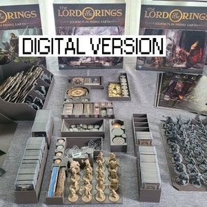 Lord of the Rings Journeys in Middle Earth (+Alle Erweiterungen) Organizer Insert (Digital STL 3D Files Only)