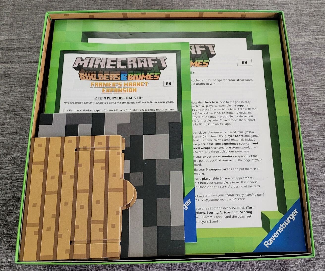 Minecraft ビルダーとバイオーム + ファーマーズ マーケット拡張