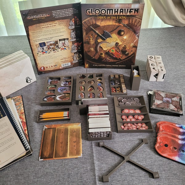 Gloomhaven Jaws of the Lion Insert Organizer
