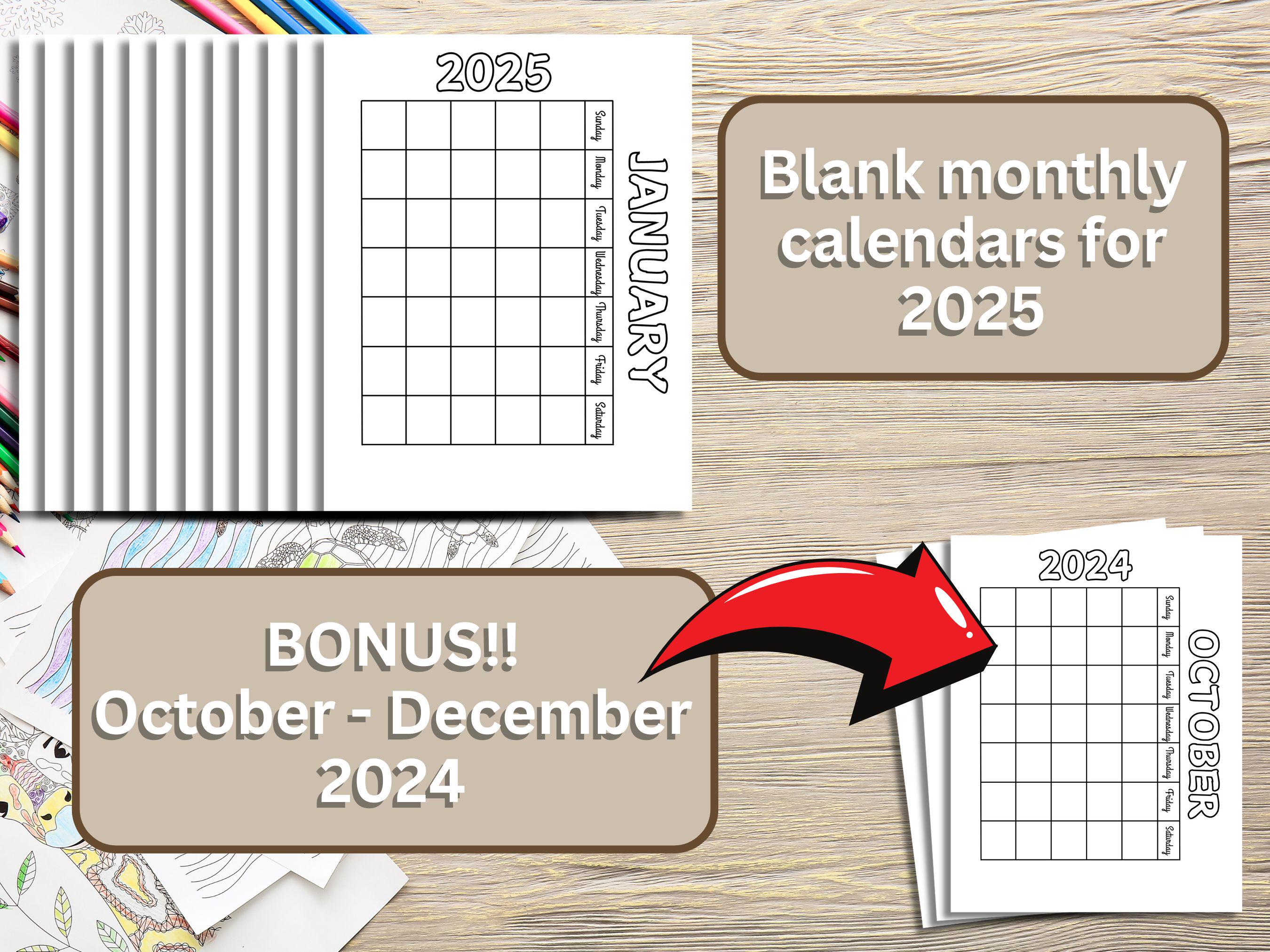 35 Zentangle Calendar Templates – Create Your Own Custom Calendar ...