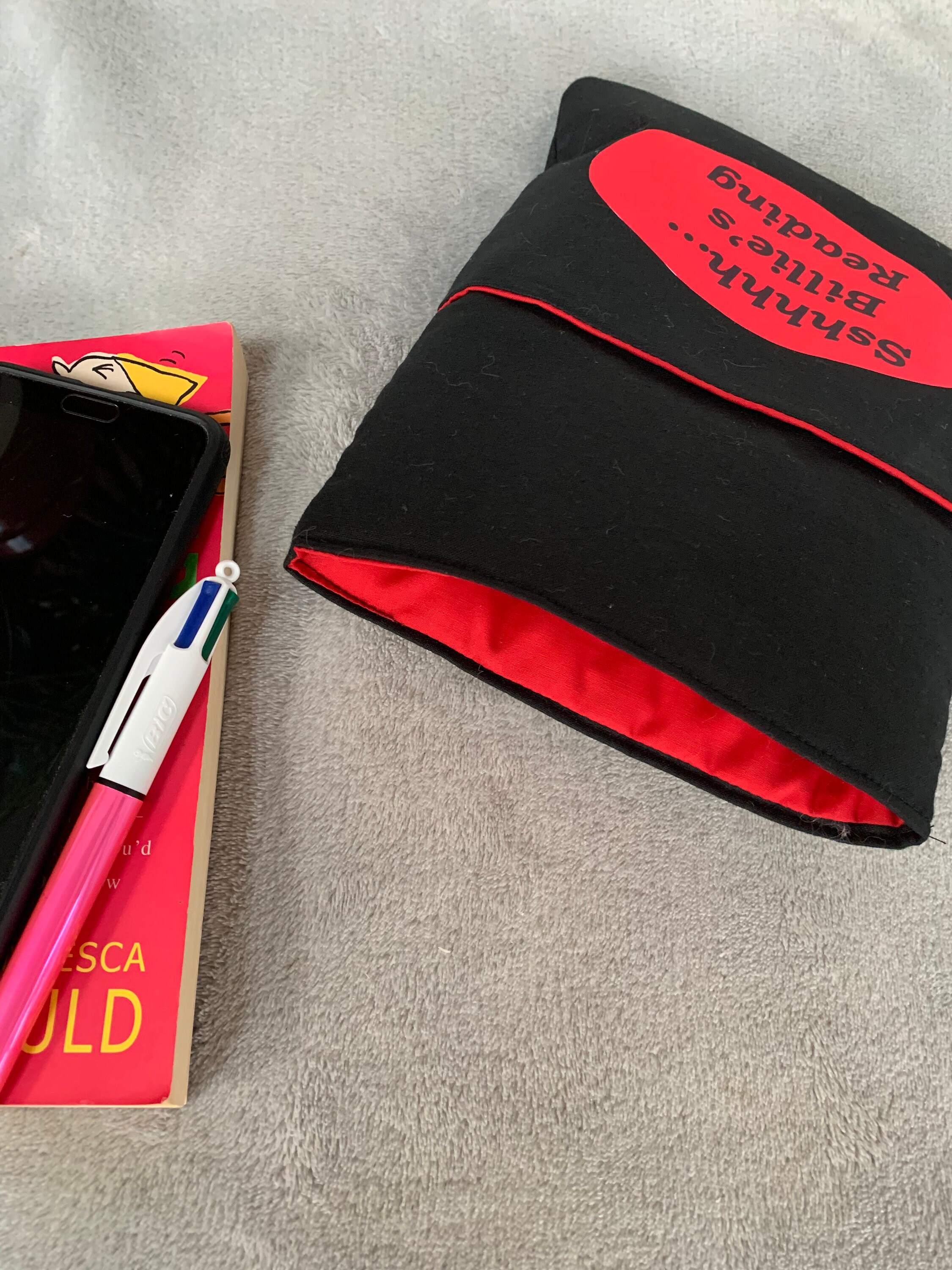 Personalised Book Sleeve With Pocket...Who's reading Etsy