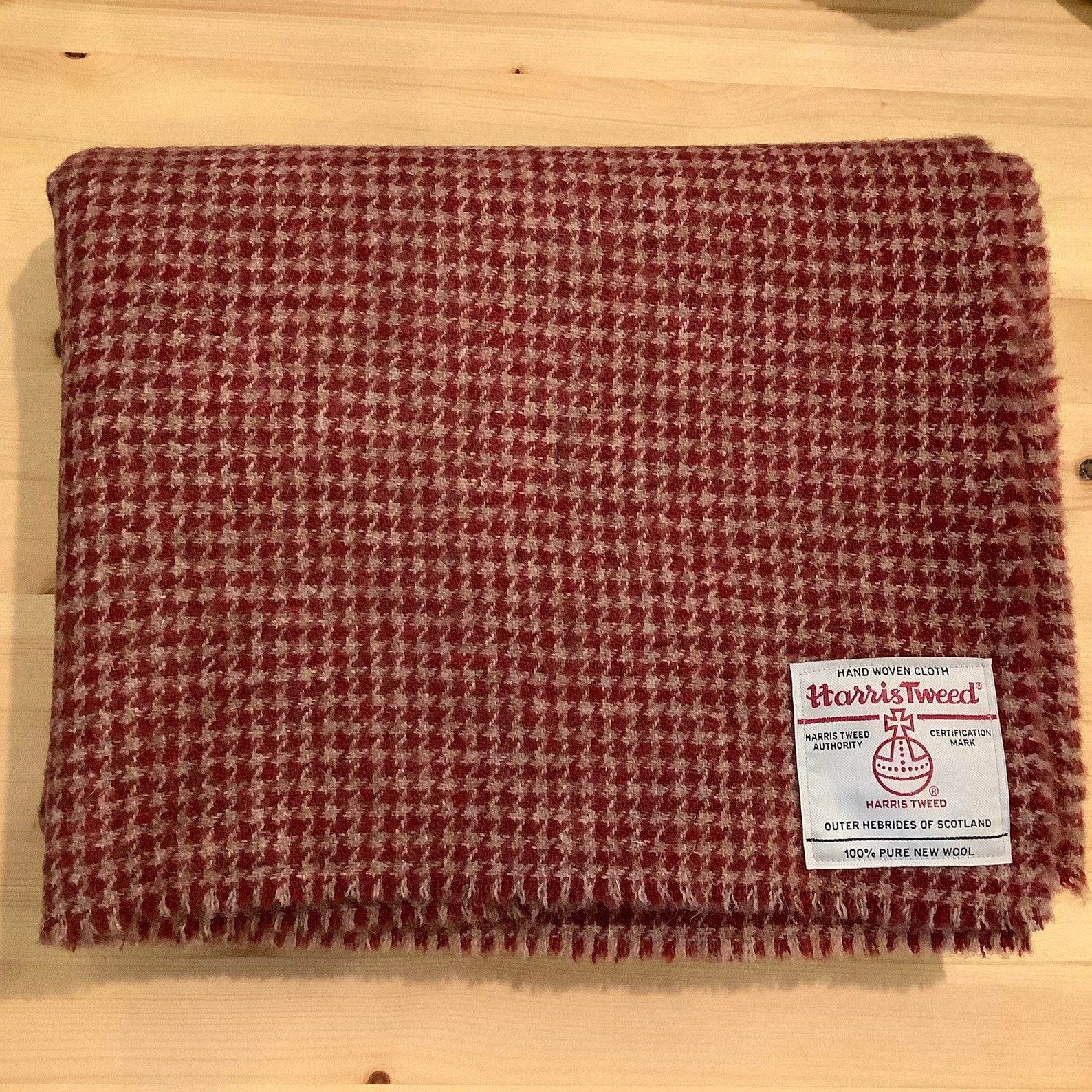 Large Harris Tweed Blanket Etsy