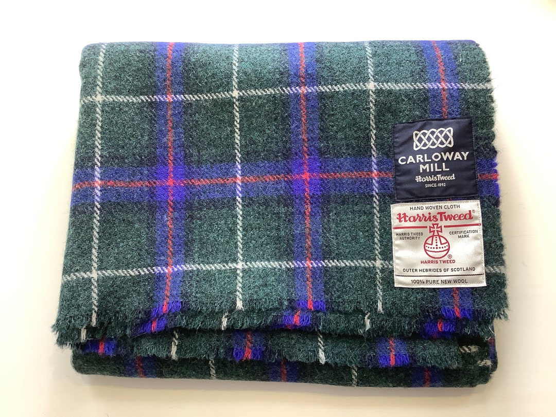Large Harris Tweed Blanket Etsy