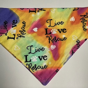 Collar bandana live love rescue
