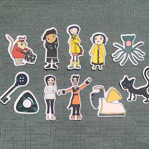 Coraline Stickers | 11 Pack | StinkoStudio