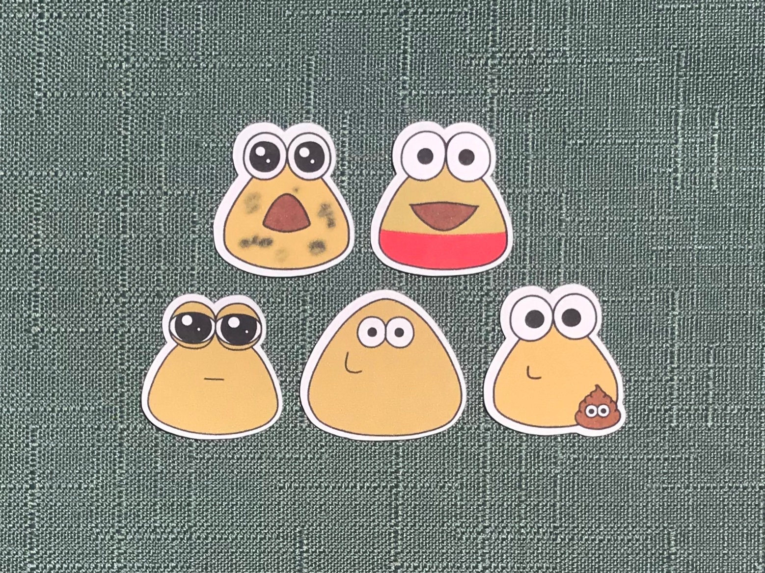 Pou Sticker for Sale by Asahi-kun