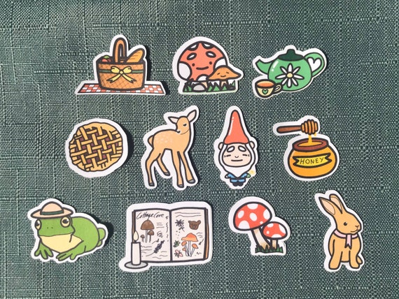 Cottagecore Stickers 11 Pack Stinkostudio 