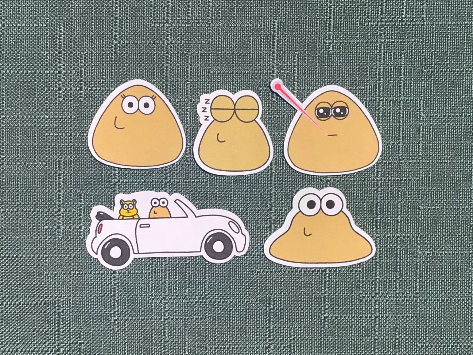 Pou Meme Stickers for Sale