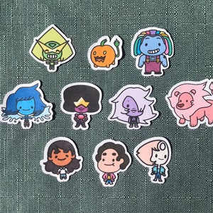 Steven Universe Future Stickers | New Crystal Gems | 10 Pack | StinkoStudio