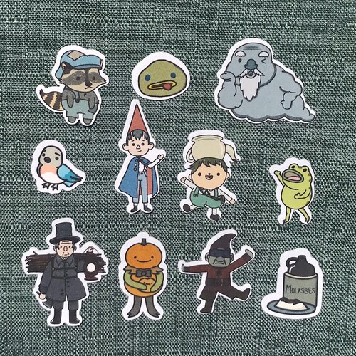 Over the Garden Wall Stickers 11 Pack Stinkostudio Etsy