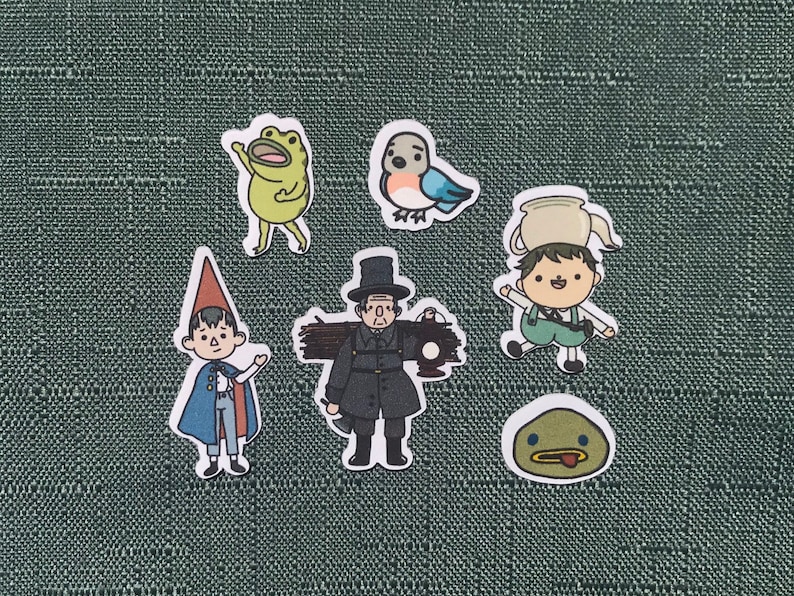 Over the Garden Wall Stickers 11 Pack Stinkostudio Etsy