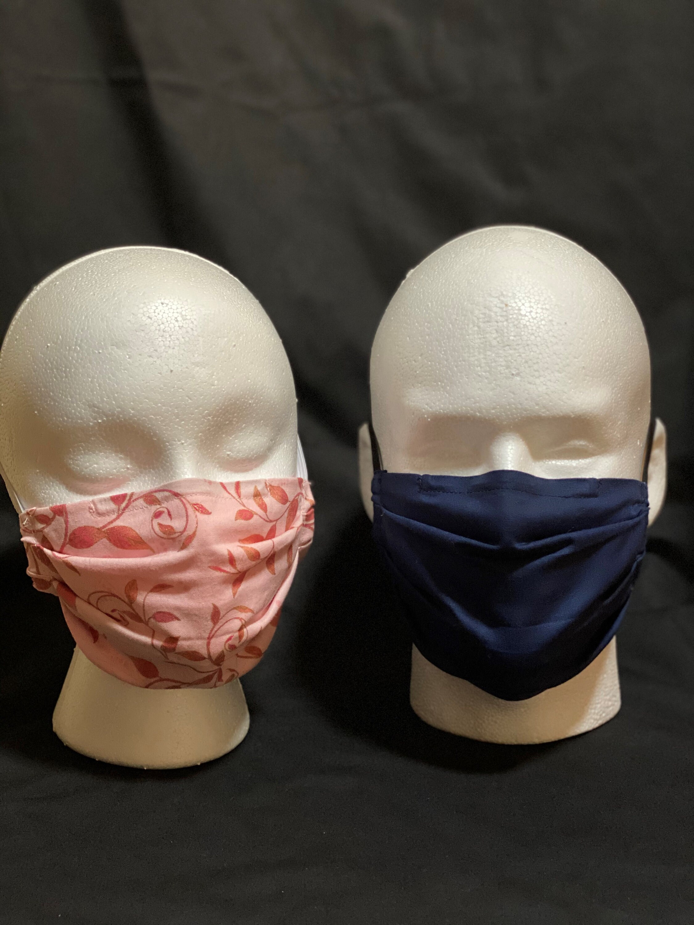 Handmade Cloth Face Mask Washable Breathable Pleated Etsy