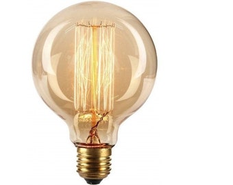 Retro Edison G80 bombillas incandescentes bombilla de filamento Vintage luz para tubo colgante lámpara de madera industrial E27 E26 110V 220V arte regulable