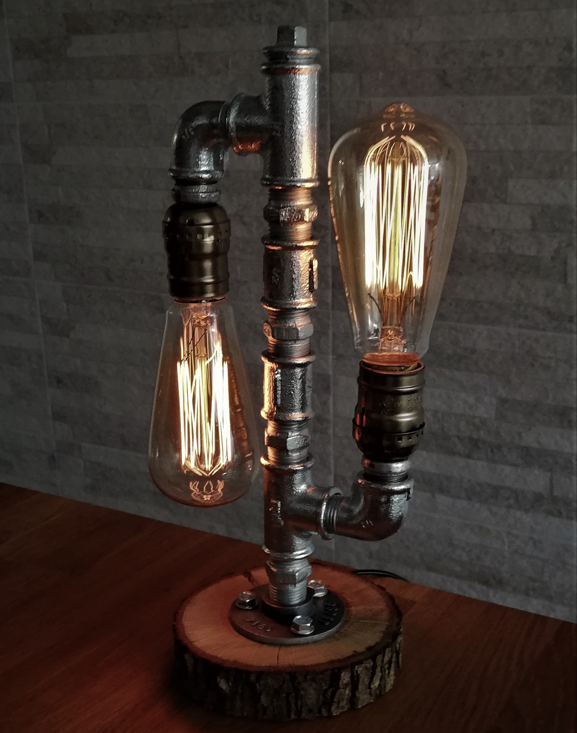 Lampe rétro Edison Lampe vintage Rustic Home Decor Lampe de table Lampe