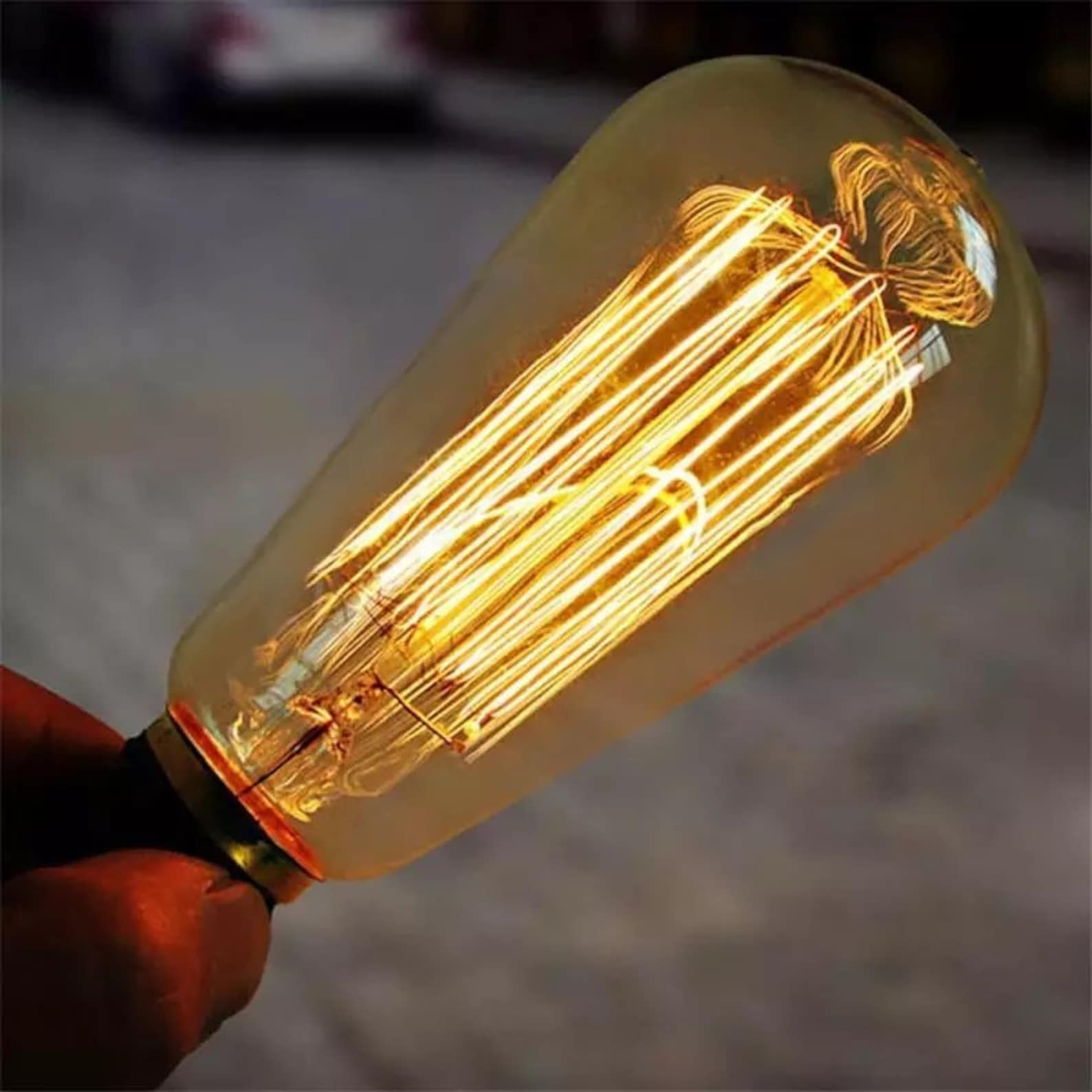 Rétro Edison ST64 Ampoule Incandescente Tungsten Filament vintage Lampe