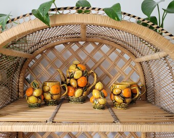 Vintage Inarco Fruit Tea Set