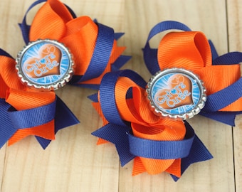 Lazos para el cabello Gators: espíritu del equipo de fútbol de la Universidad de Florida, juego de 2