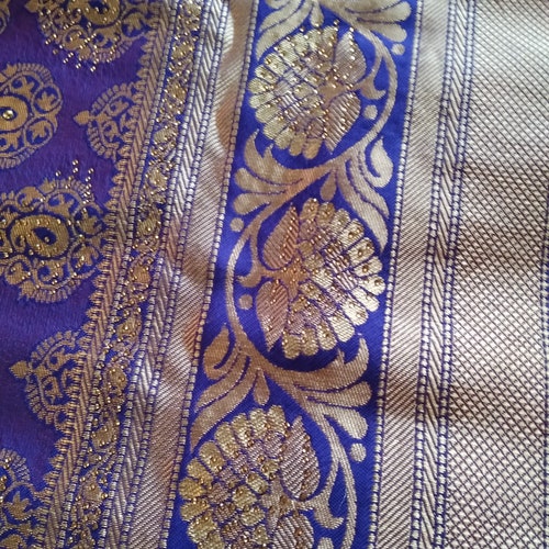 Party Heavy Saree Sari New Indian Designer Silk Wedding Work