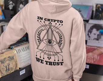 In Crypto We Trust Hoodie – Blockchain Investor Hoodie Crypto Sweatshirt Gifts