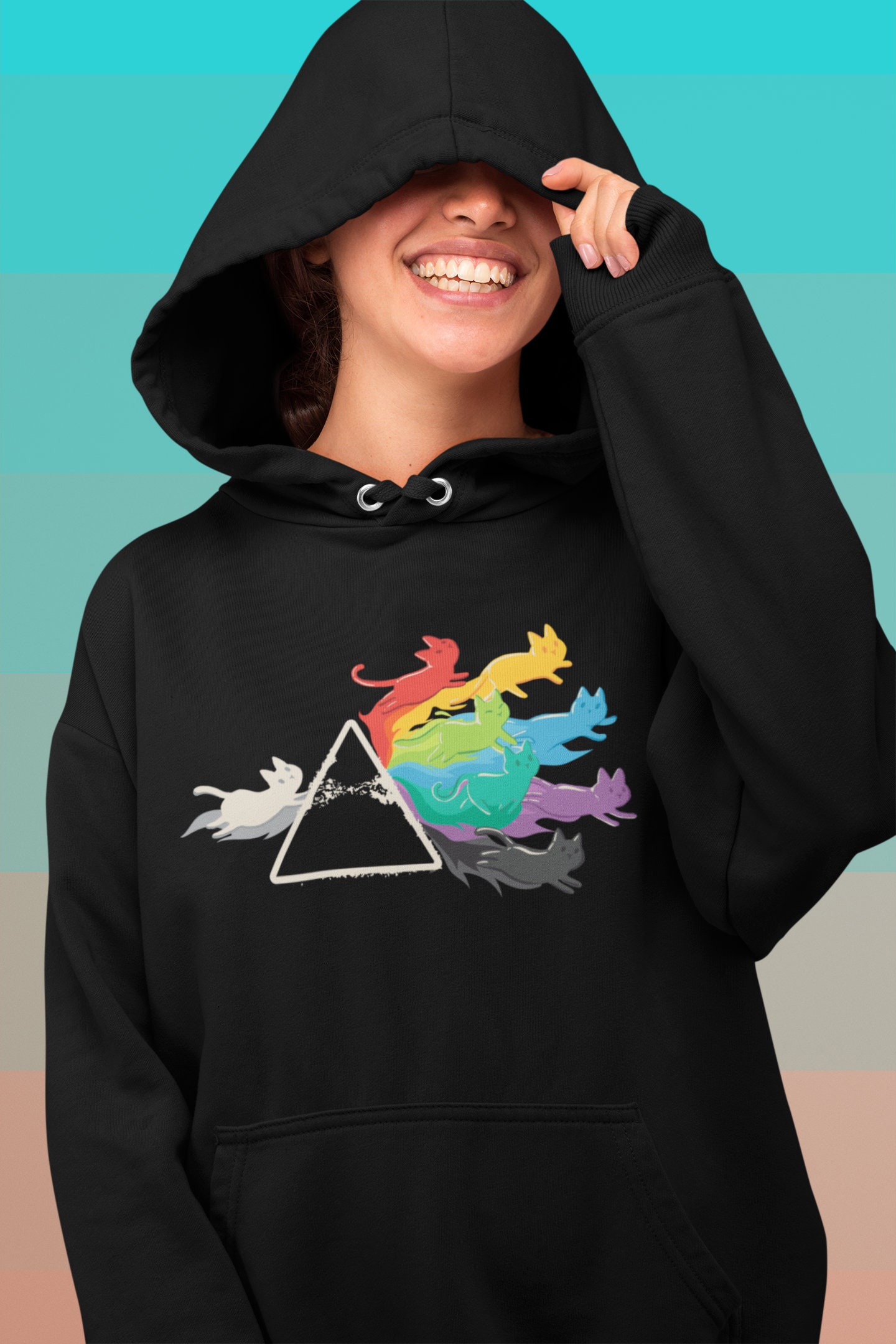 Rainbow Cat Hoodie