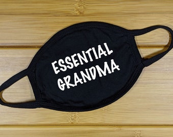 Grandma Gift Personalized, Grandma Christmas Gift, Grandma Face Mask, Grandma Gift for Xmas, Funny Grandma Birthday Gifts for Mother's Day
