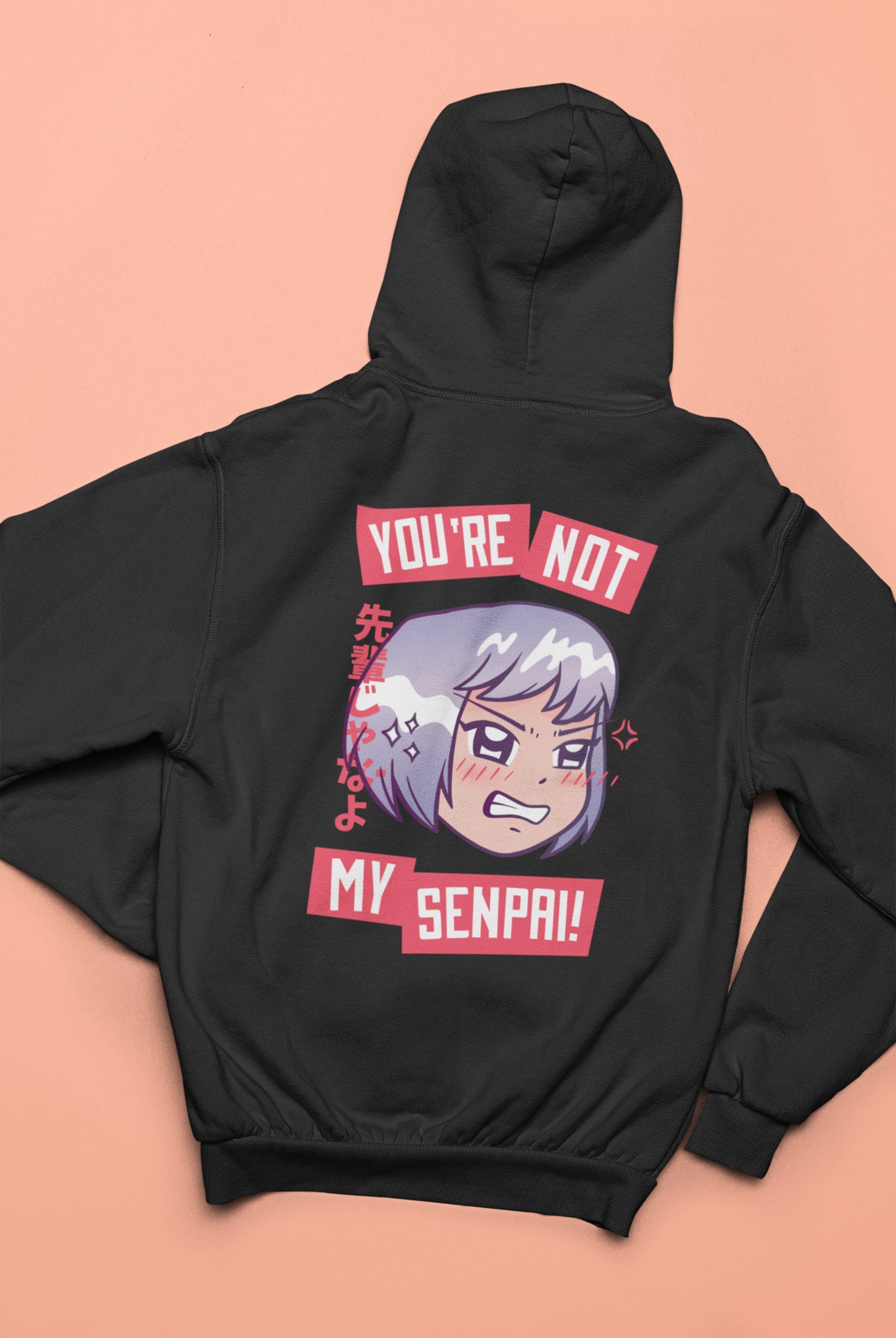 Anime Hoodie for Women, Men Anime Sweatshirt, Graphic Hoodies, Senpai Hoodie,  Japanese Graphic Hoodie, Aesthetic Hoodie, Back Print Hoodie - Etsy