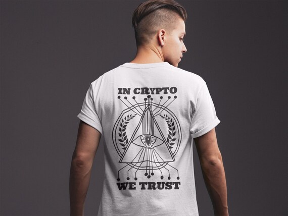 In Crypto We Trust Graphic Tee – Blockchain Shirt - Crypto Tshirt - Crypto Shirt