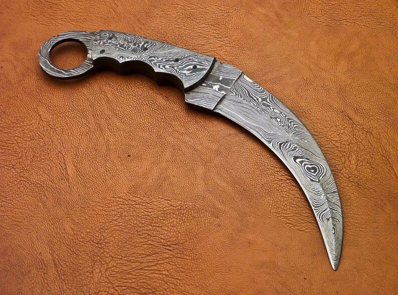 Beautiful Handmade Masks Steel Knife Handle Made of Damacus Etsy